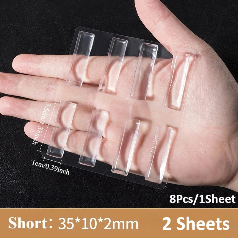 Silicone Self-Adhesive Door Stopper & Wall Protector Pads