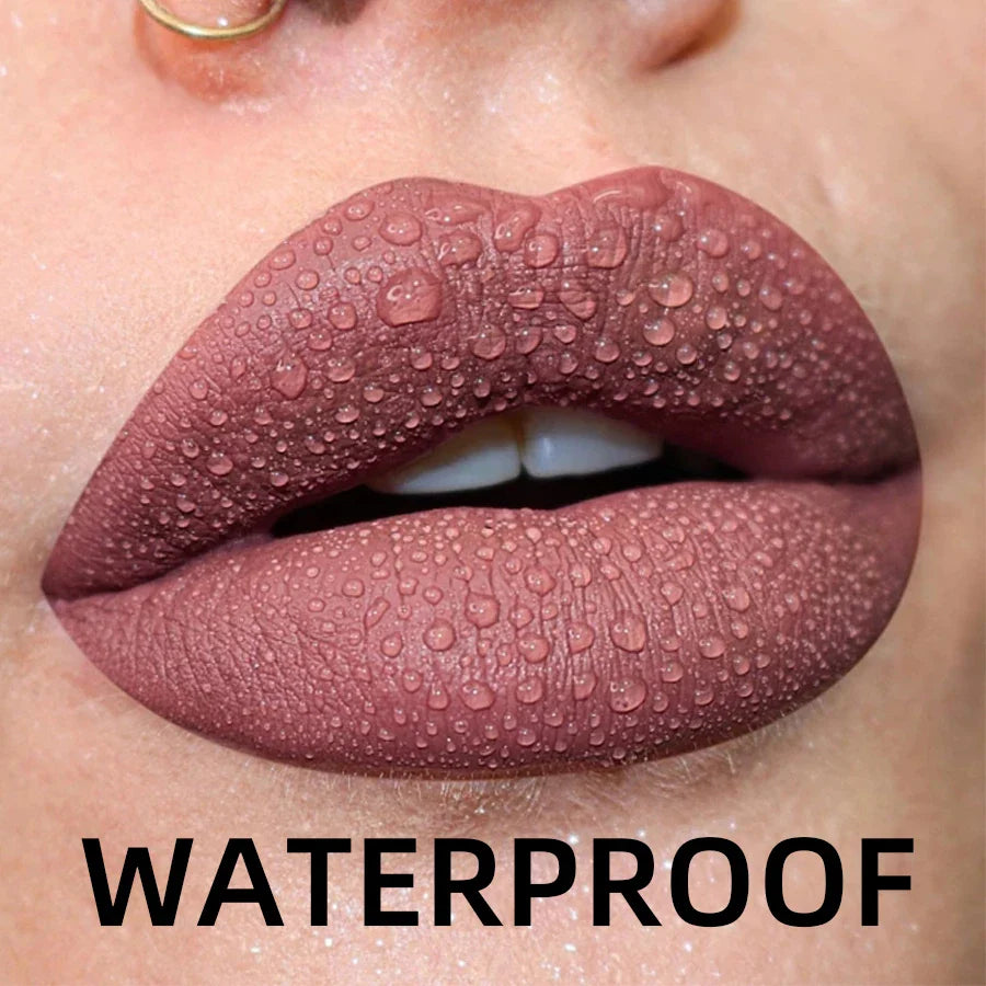 MCD 19-Color Matte Liquid Lipstick – Waterproof Long-Lasting