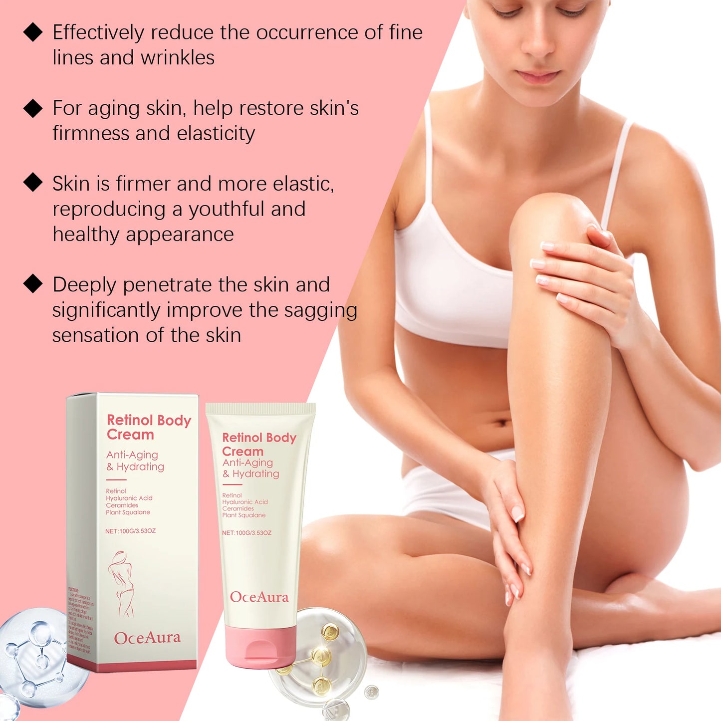 Retinol Firming Body Cream – Anti-Aging, Tighten & Cellulite Peaceful Pleasures Health and Wellness