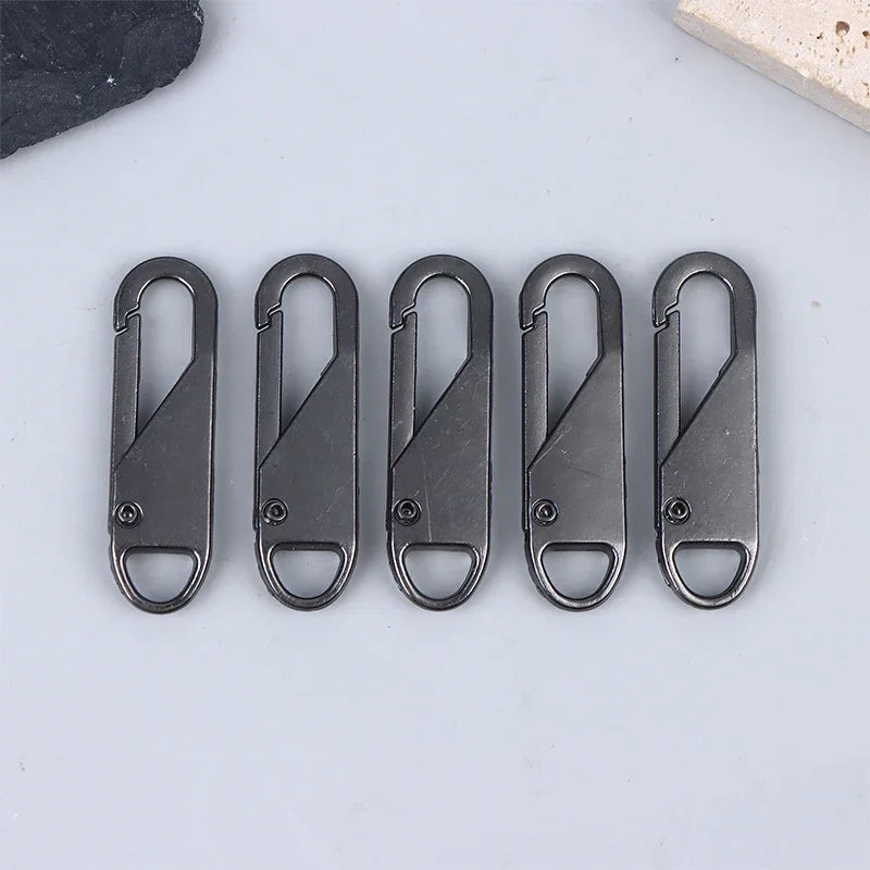 Metal Replacement Zipper Pulls & Cord Extenders – 5/10/20 Pack