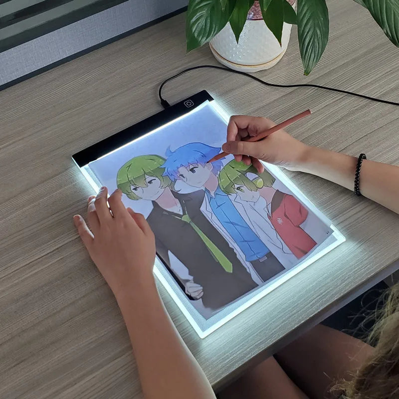 Led Drawing Copy Pad 3 Level Dimmable Board Table Animation Painting
