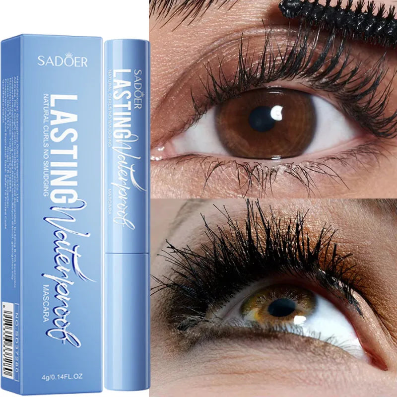 SADOER 5D Waterproof Mascara – Silk Fibre Lengthening Black