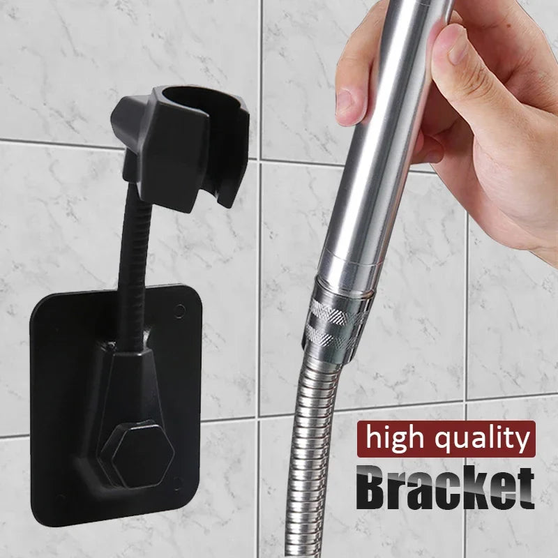 360° Adjustable Shower Head Holder | Wall Mount Bracket
