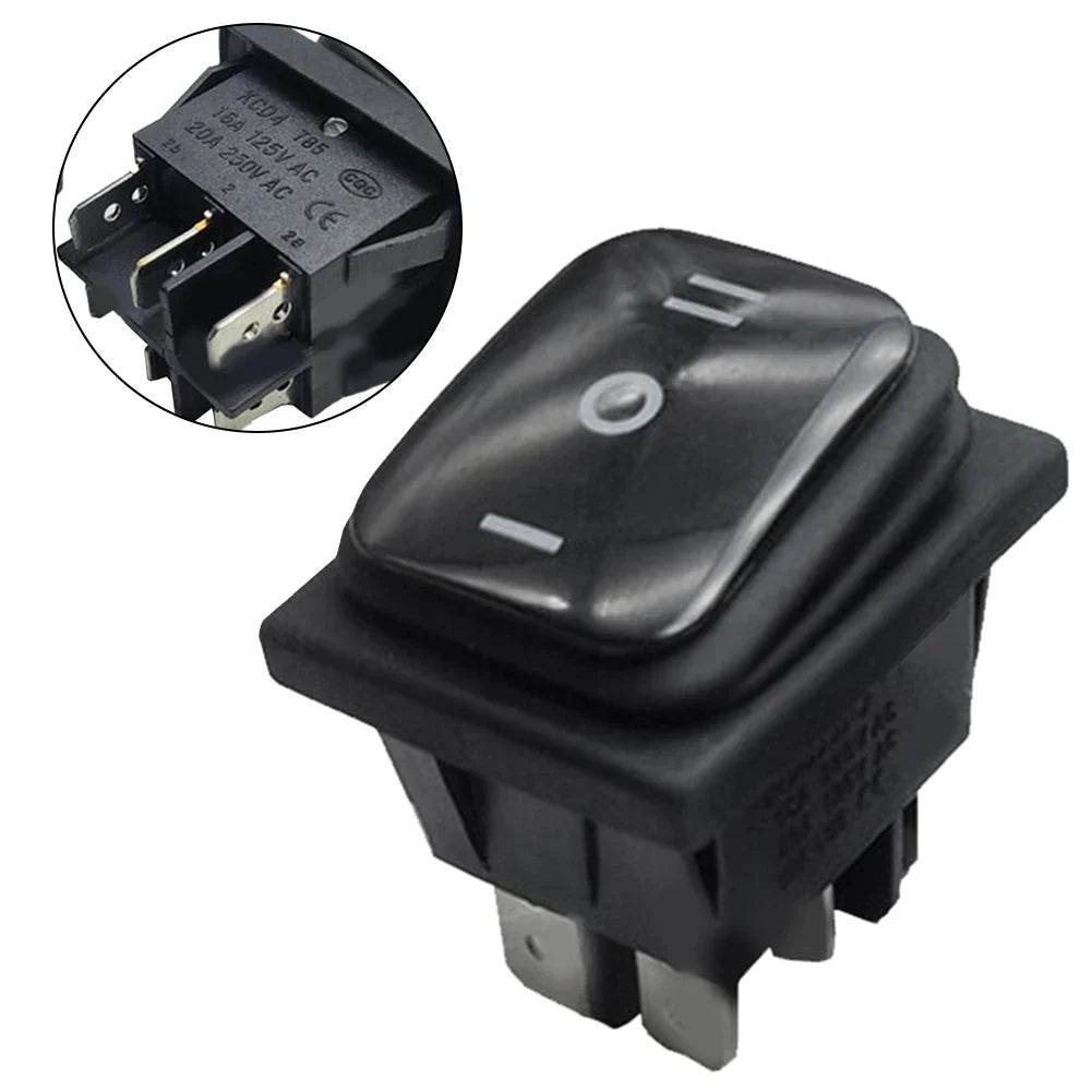 6-Pin Momentary DPDT Polarity Reverse Rocker Switch ON-OFF-ON
