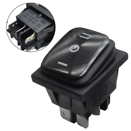 6-Pin Momentary DPDT Polarity Reverse Rocker Switch ON-OFF-ON Rocker Switch Oasis Select
