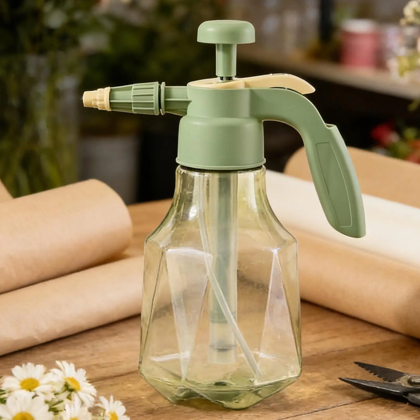 1.5L Pump Pressure Spray Bottle – Adjustable Garden Sprayer