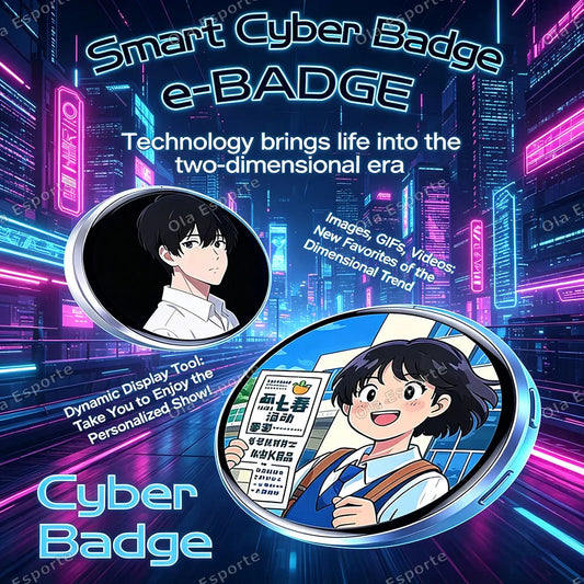 HD Smart E-Badge | Display GIFs, Photos & Animations Smart E-Badge Peaceful Pleasures Health and Wellness
