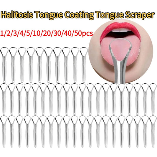 Stainless Steel Tongue Scraper for Fresh Breath Care Peaceful Pleasures Health and Wellness