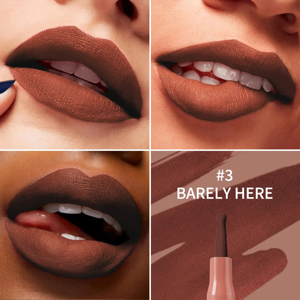 8 Colors Lip Lingerie Lip Liner Long Lasting Waterproof Stain Transfer Proof Smudge Resistant Color No Bleed Formula Cosmetics Peaceful Pleasures Health and Wellness