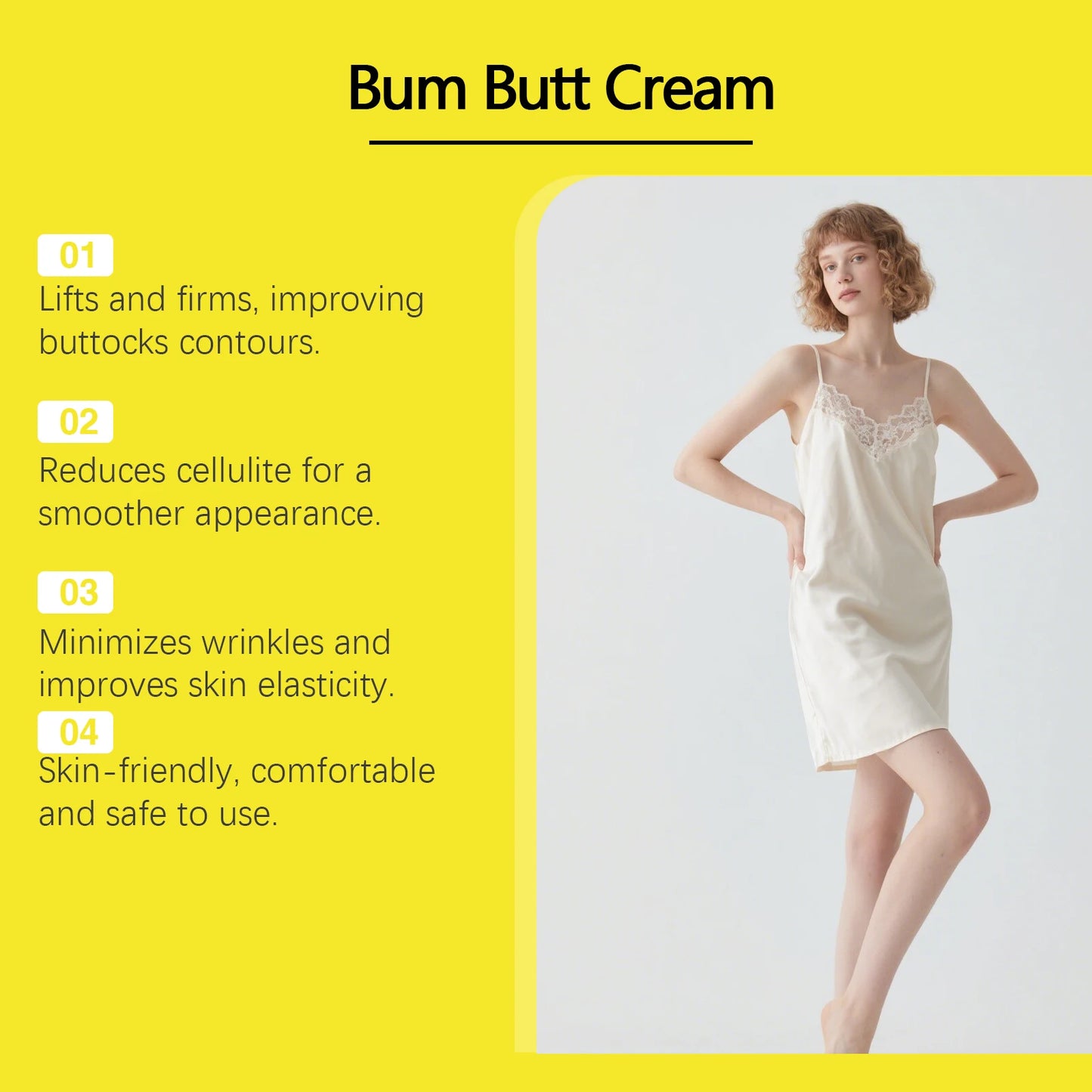 Butt Firming Cream with Collagen & Retinol | Body Toning 50g
