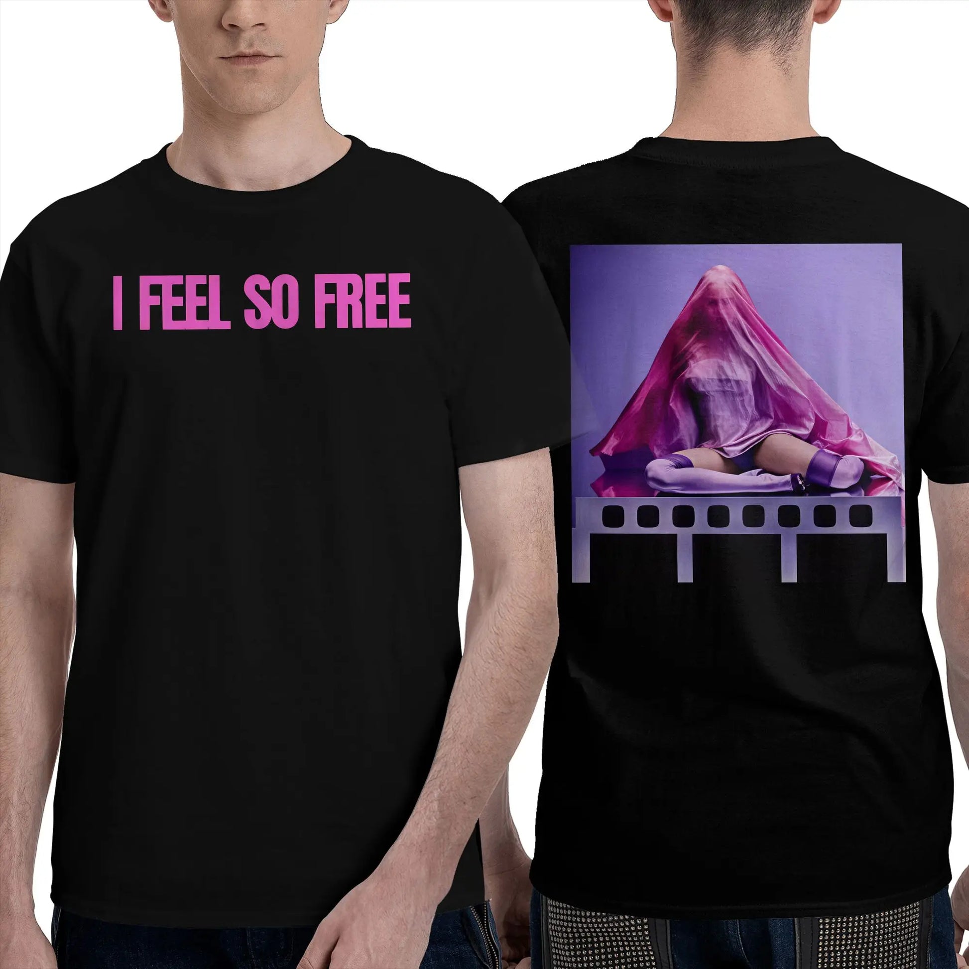 Madonnas Confessions II Album 2026 T-Shirt Male Y2K Cotton T-Shirts Summer Comfortable Novelty Tees Hot Sale Oversize Clothes Peaceful Pleasures Health and Wellness 5 4XL