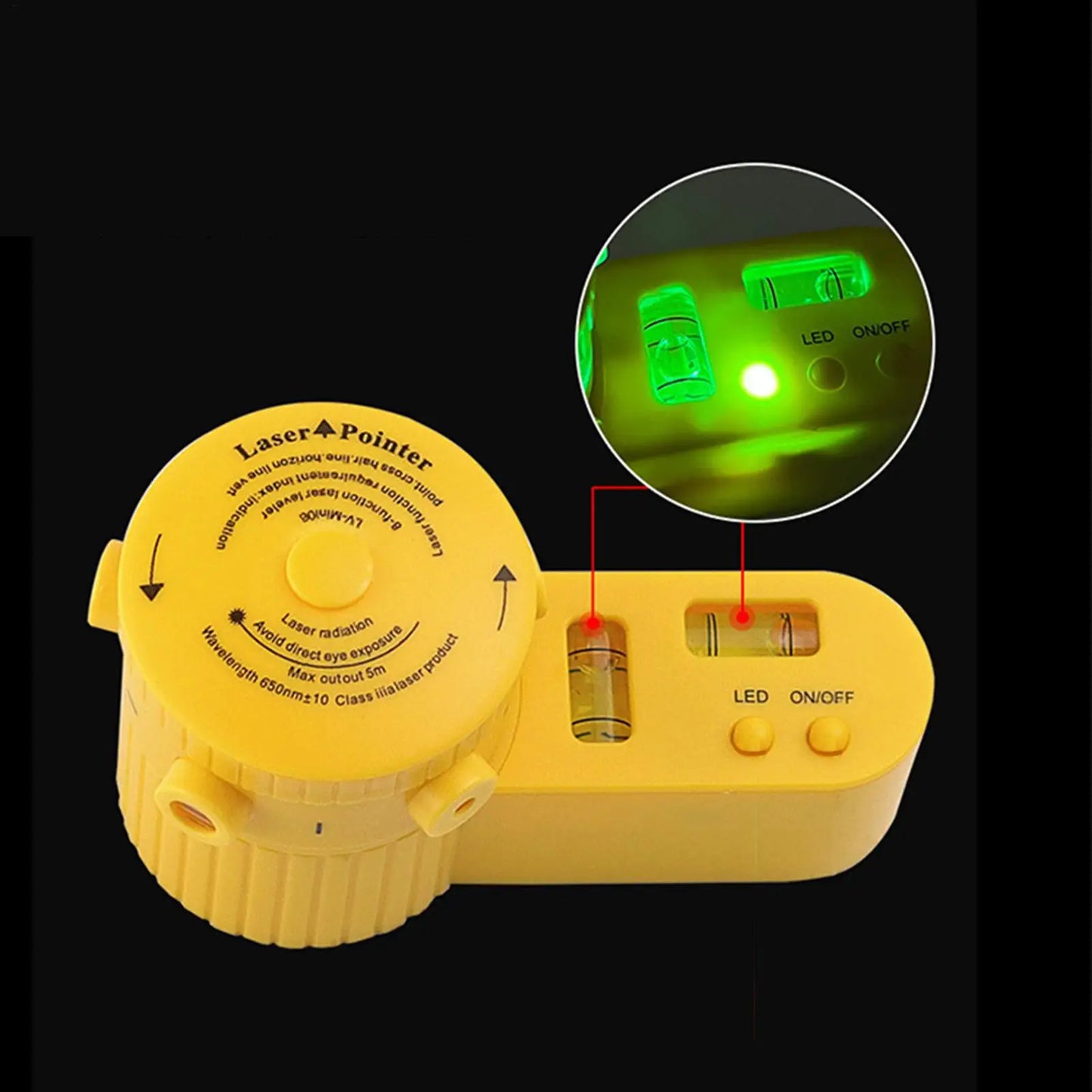 5-Line Laser Level with Foldable Tripod | Auto Self-Leveling