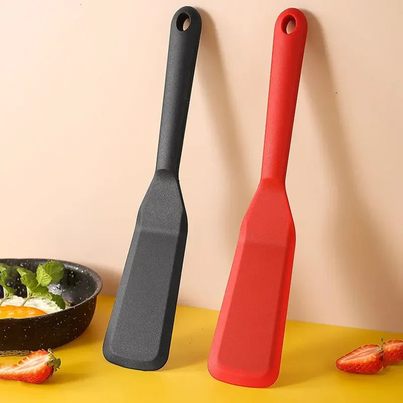 Silicone Kitchenware Non Stick Pan Frying Shovel Kitchen High Temperature Resistant Pancake Frying Steak Shovel Special Shovel Peaceful Pleasures Health and Wellness