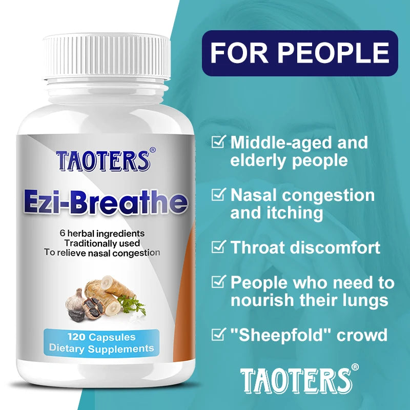 Ezi-Breathe Capsules | 6-in-1 Lung & Respiratory Support