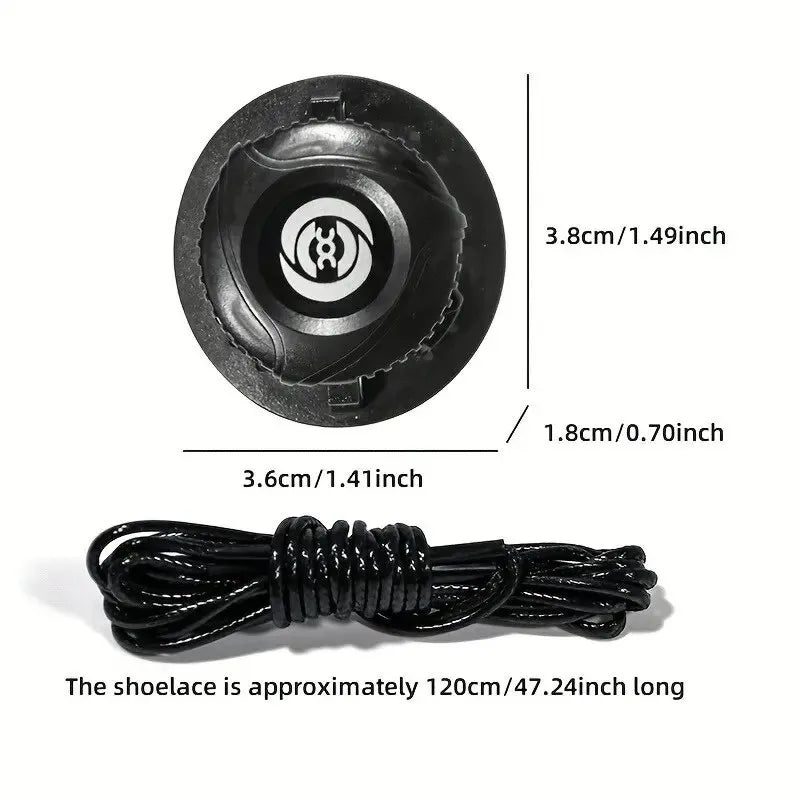 No-Tie Swivel Buckle Shoelaces – 90cm Polyester | 1 Pair