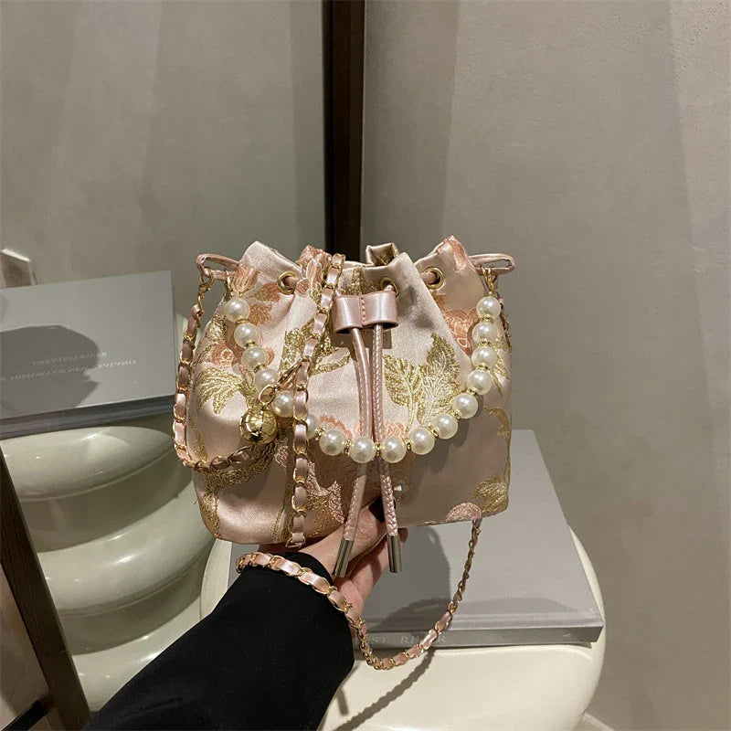 Chinese Embroidery Women's Handbag – Shoulder & Crossbody Tote