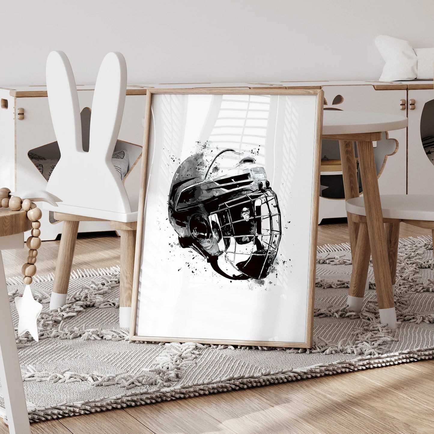 Personalized Ice Hockey Canvas Wall Art | 3-Piece Custom Print Canvas Wall Art Peaceful Pleasures Health and Wellness