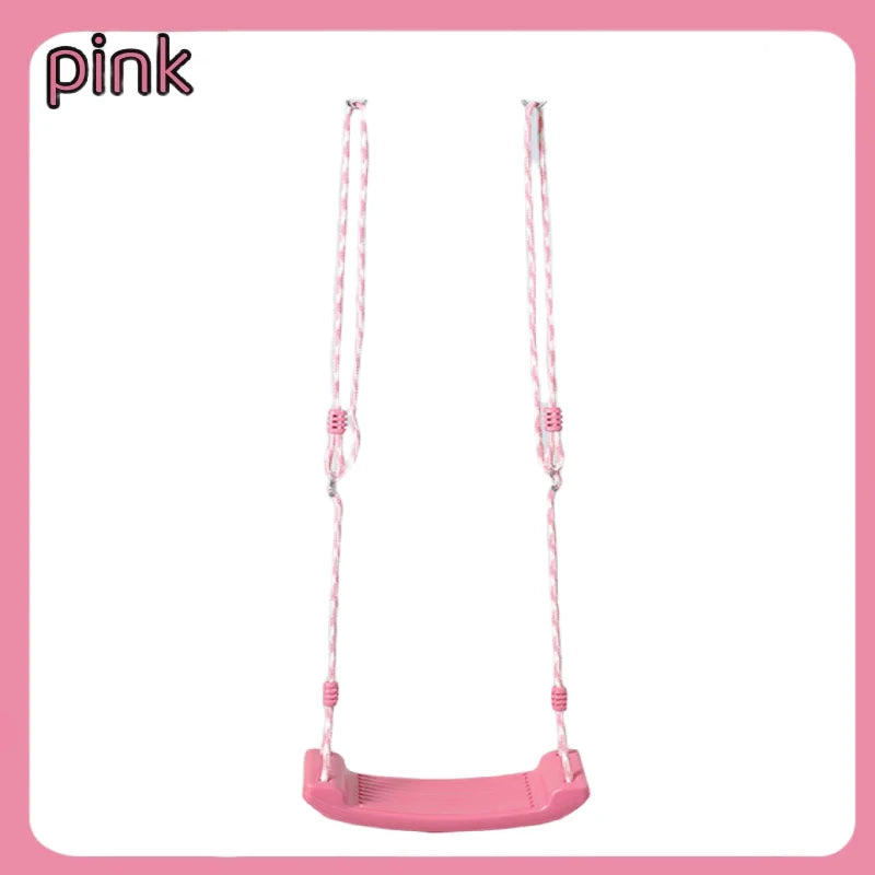 Children's Swing Toys Garden Hanging Rainbow Swing, Convenient Indoor and Outdoor Baby Swing, Children's Outdoor Game Toys Peaceful Pleasures Health and Wellness pink
