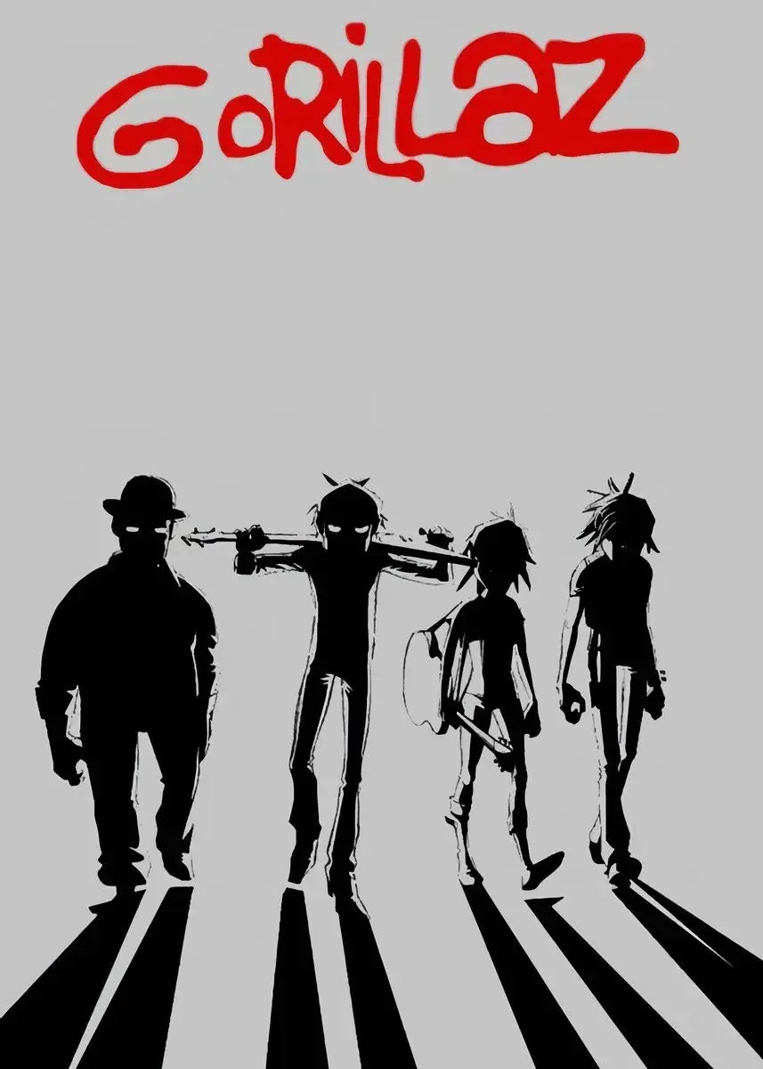 Gorillaz Canvas Wall Art Poster | Hip Hop Music Fan Decor