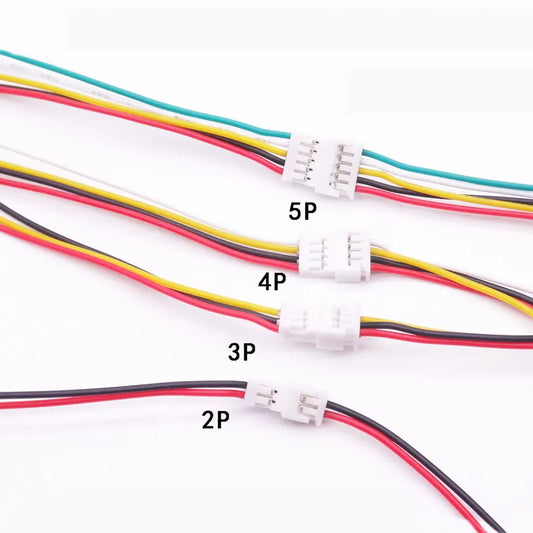 100 Sets/Lot Connector Micro JST 1.25MM 2Pin 3Pin 4Pin 5P 6P Male & Female Connector Plug with Wires Cables LED Strip Connectors Peaceful Pleasures Health and Wellness 100sets 6P