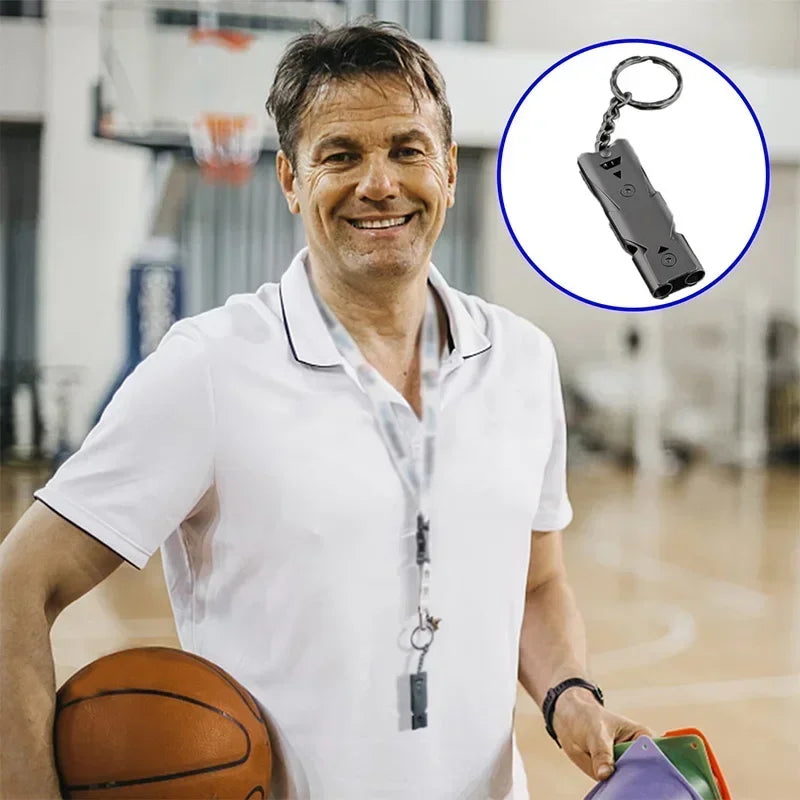 120dB Aluminum Alloy Emergency Survival Whistle | SOS Safety Emergency Survival Whistle Peaceful Pleasures Health and Wellness