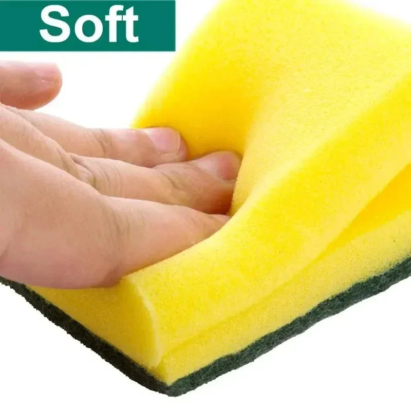 Highly absorbent double-sided sponge magic cleaning pot rust sponge cleaning brush kitchen cleaning tool Peaceful Pleasures Health and Wellness