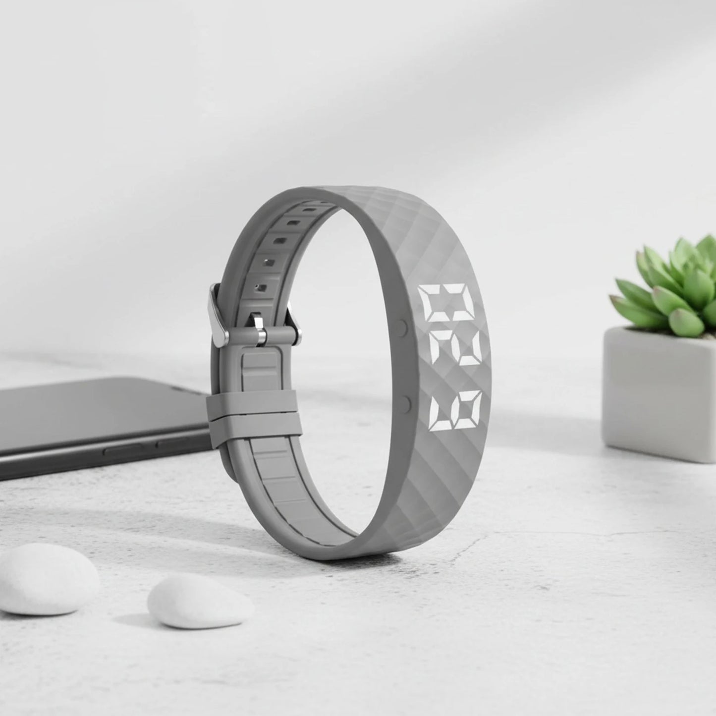 VODOOL Silent Vibration Alarm Watch | 45-Day Battery Life