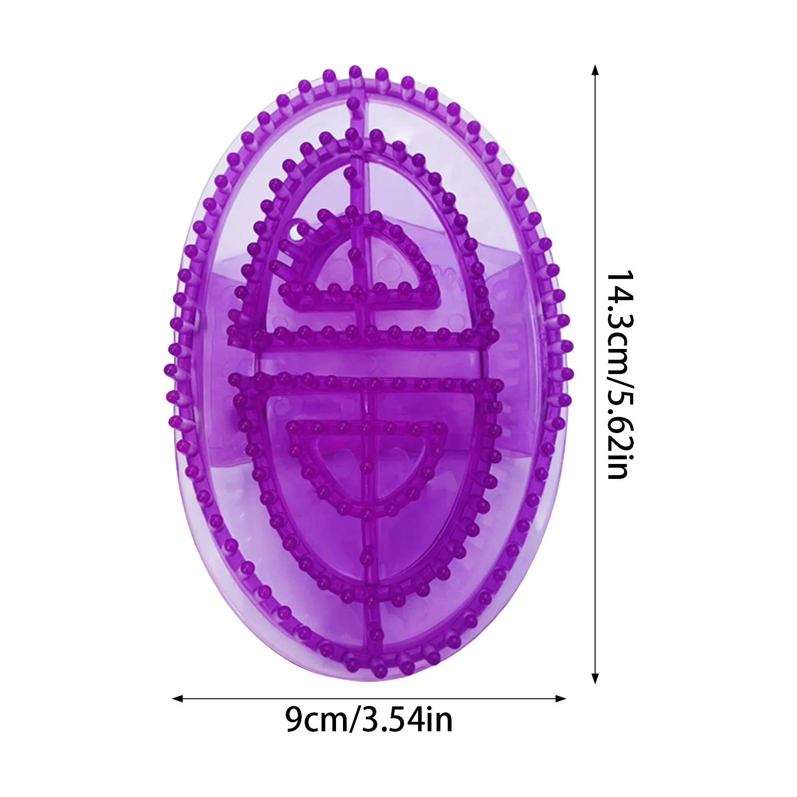 Massage Brush Handheld Massagers PVC Portable Body Scraping Massage Brush for Men Women Children Pets Peaceful Pleasures Health and Wellness
