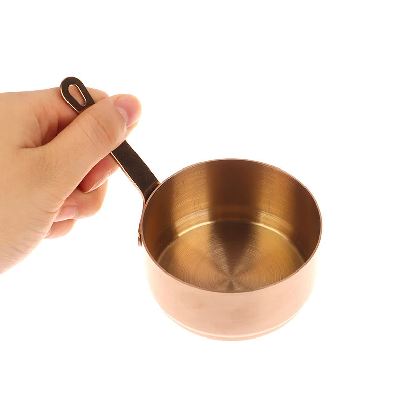 Mini Non-Stick Stainless Steel Sauce Pan with Long Handle