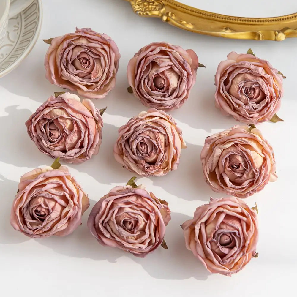 Artificial Silk Rose Heads – Wedding, DIY & Party Decor