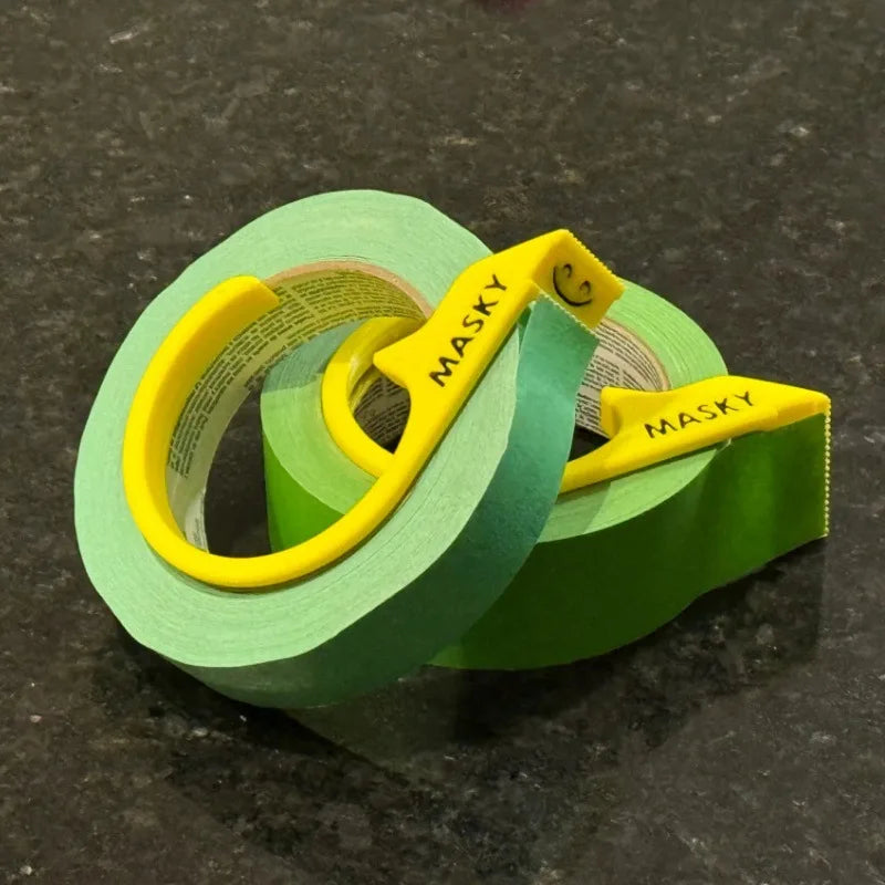 3D Printed Mini Tape Dispenser | Desktop Organizer Decor Desktop Tape Dispenser Peaceful Pleasures Health and Wellness