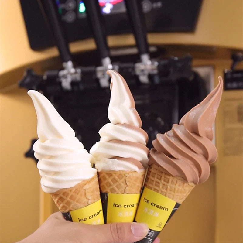 BL-9228T Commercial Soft Serve Ice Cream Machine 40L/H Dual 6L