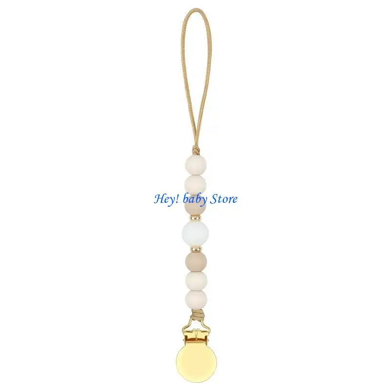 Baby Pacifier Clip Chain | Silicone Dummy Holder & Soother Strap