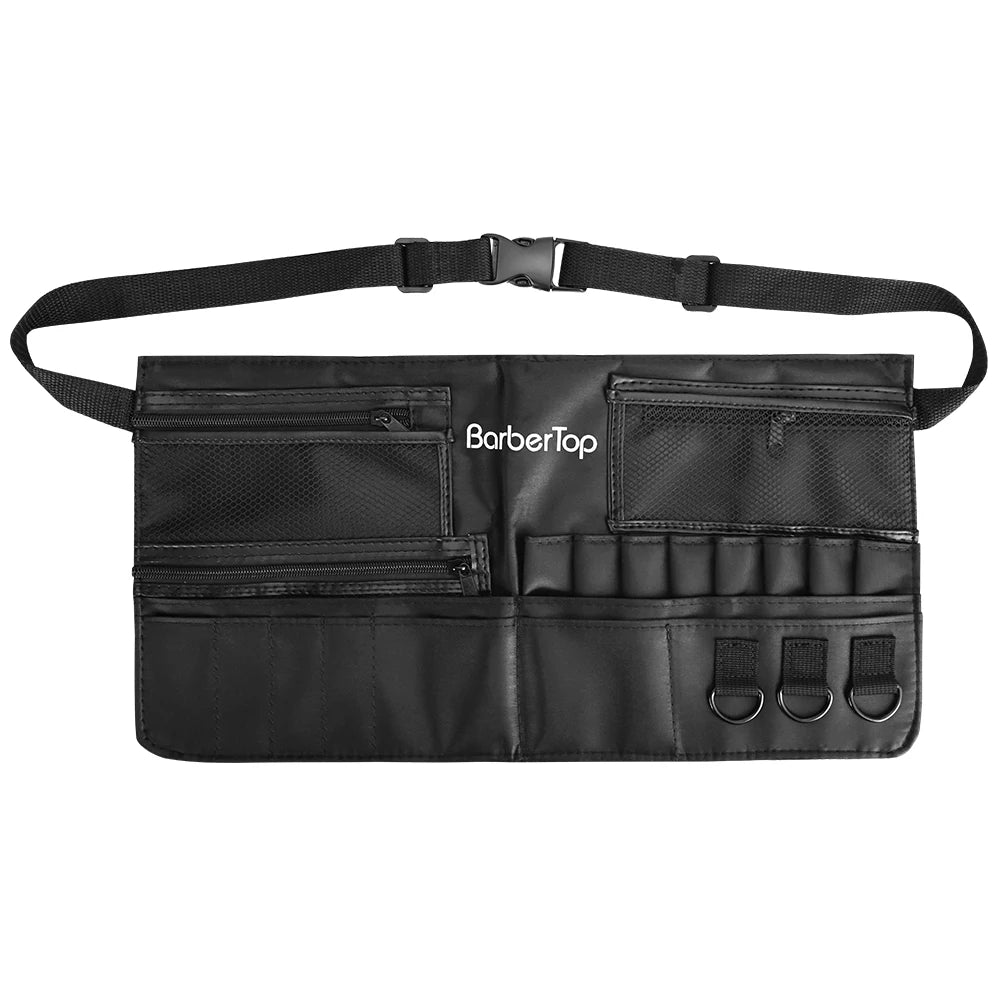 Multi-Pocket Barber Waist Tool Bag, Adjustable Salon Hairdressing Scissors Combs Organizer Belt Pouch For Hairstylists Peaceful Pleasures Health and Wellness black