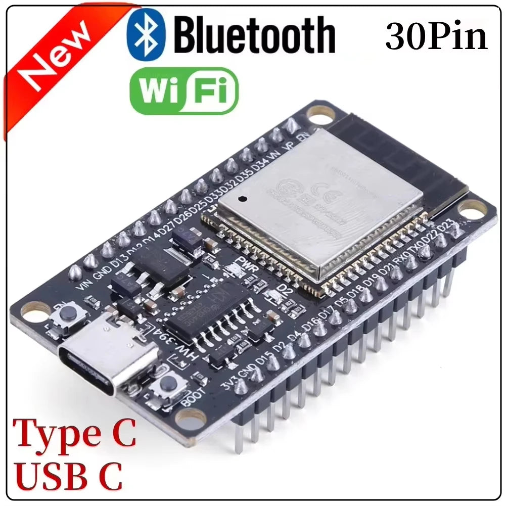 esp32 Development Board Wireless WiFi Bluetooth module Ultra-Low Power Consumption Dual Core 30Pin 32 for Smart Home ﻿ Peaceful Pleasures Health and Wellness