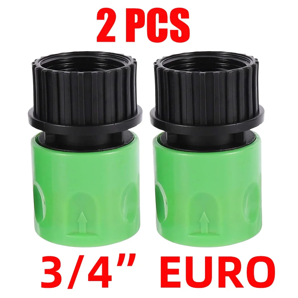 EURO USA 3/4 Inch Male Threaded Quick Connector Drip Irrigation Watering System Joint Nipple Tap Hose Adapter for Garden Tubing Peaceful Pleasures Health and Wellness