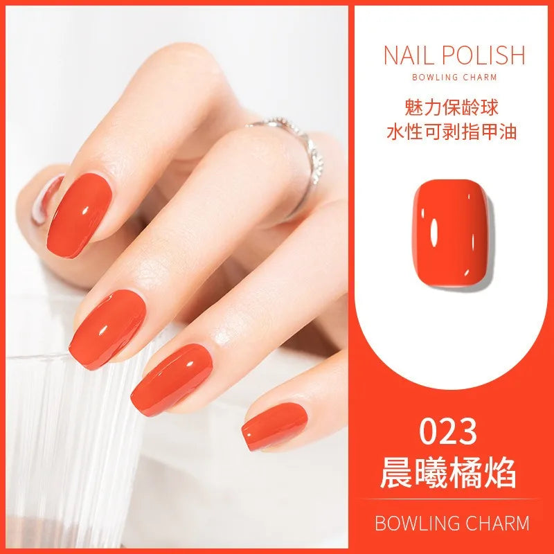 40 Colors Water-Based Nail Polish | Quick Dry No-Lamp Tearable