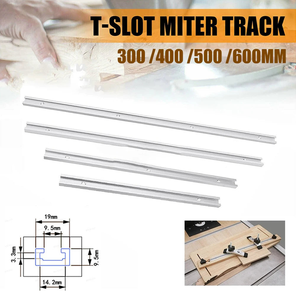 400- Woodworking Chute Rail T-track Aluminum Alloy T Screws Quick