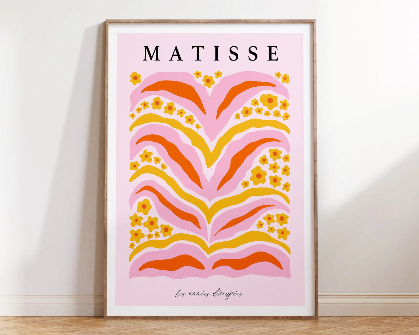 Matisse Abstract Floral Canvas Print | Botanical Wall Art Poster