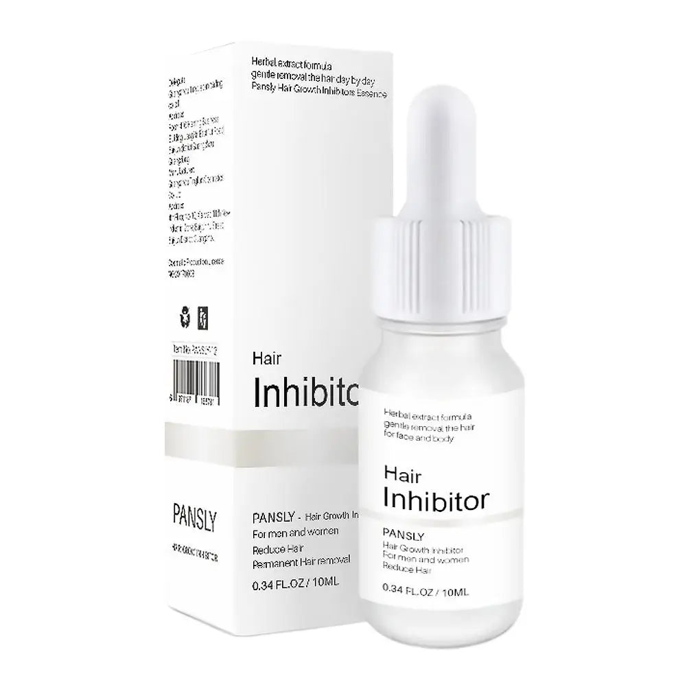 10ml Hair inhibition Serum Painless Hair Remover Armpit Legs Arms Hair Growth Inhibitor Beauty Skin Care Body Essential Oil Peaceful Pleasures Health and Wellness A