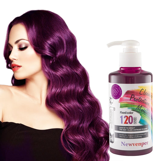 Purple Color-Fixing Shampoo for Gray Hair Coverage Peaceful Pleasures Health and Wellness PURPLE