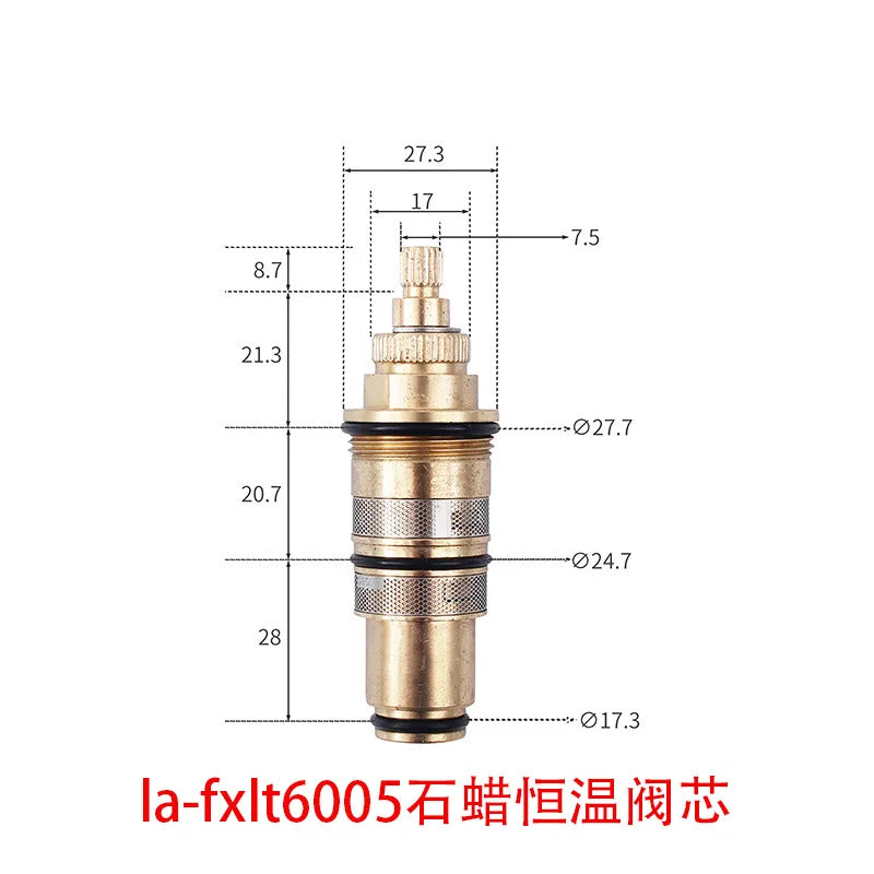 Brass Thermostatic Shower Cartridge | Mixer Valve Replacement