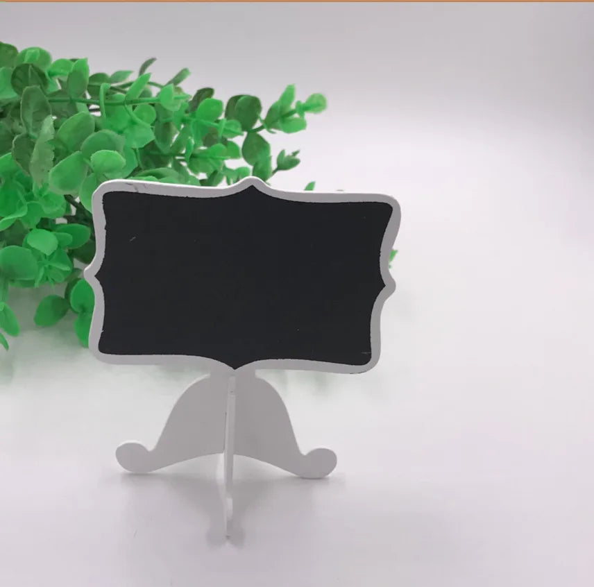 Mini Wooden Writing Small Blackboard Desktop Message Decorative