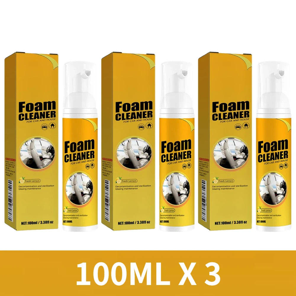 Car Interior Foam Cleaner Spray – Seats, Dashboard & More