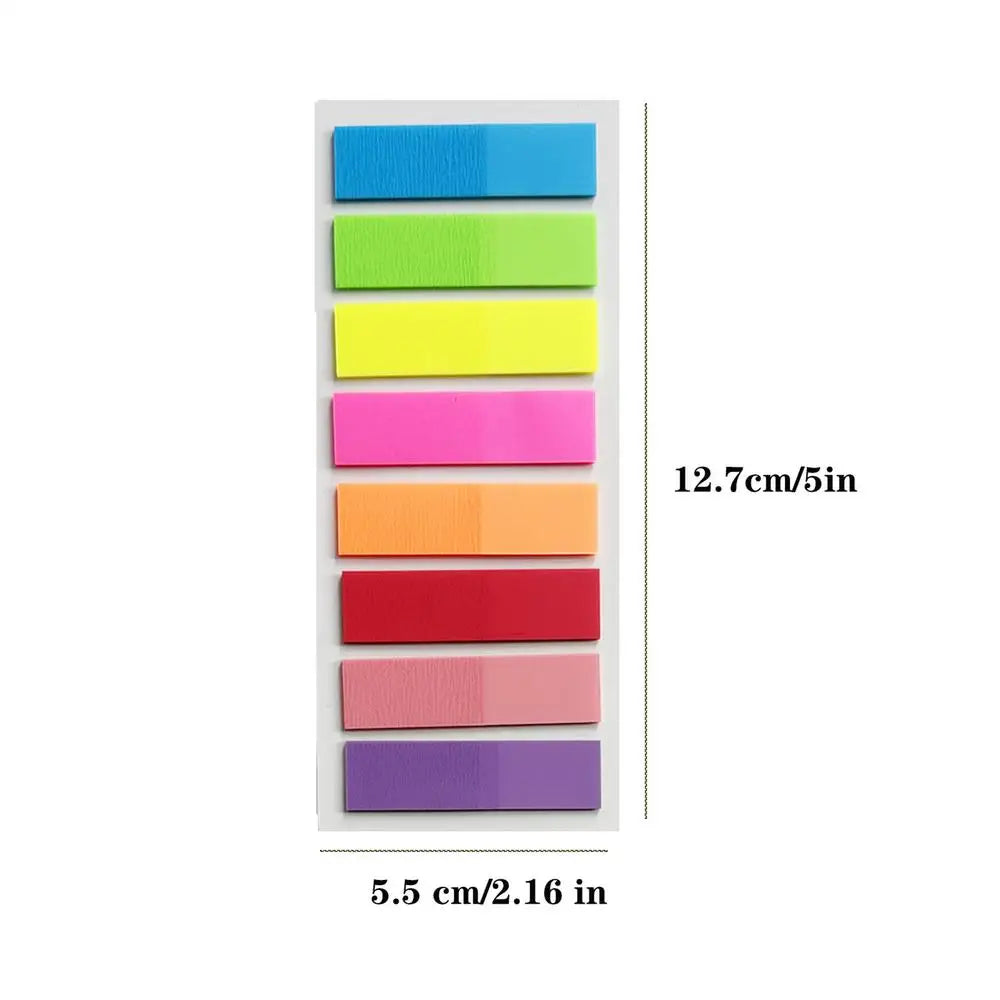 Multicolor Sticky Page Marker Tabs – Writable Index Flags