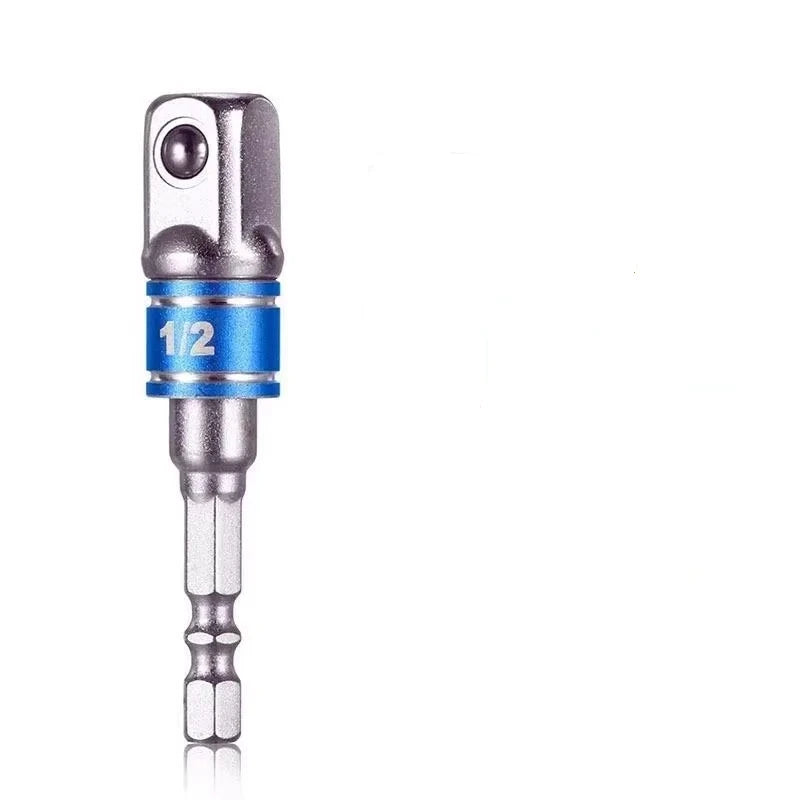 Drill Socket Adapter Impact Extension Bits Bar 1 4 3 8 2 Hex Shank