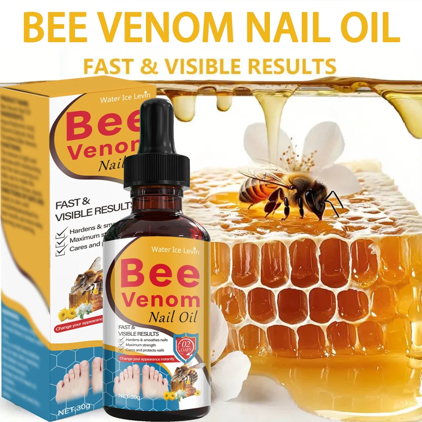 Bee Venom Nail Oil with Salicylic Acid – Strengthen Nails