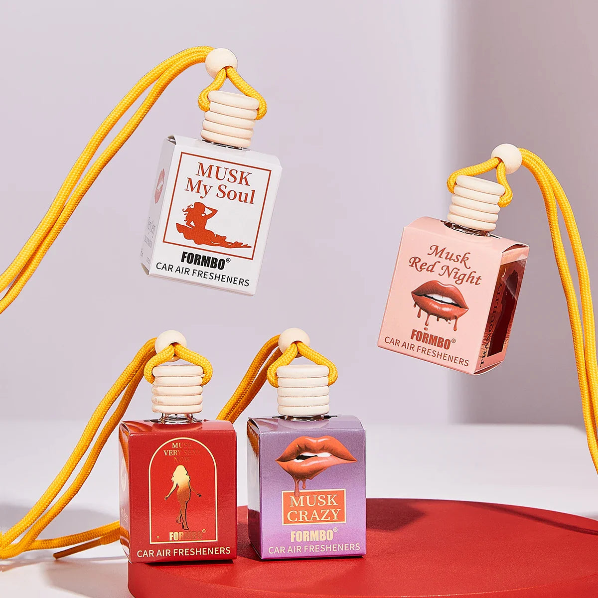 FORMBO Car Air Freshener – Lasting Fragrance & Deodorizer