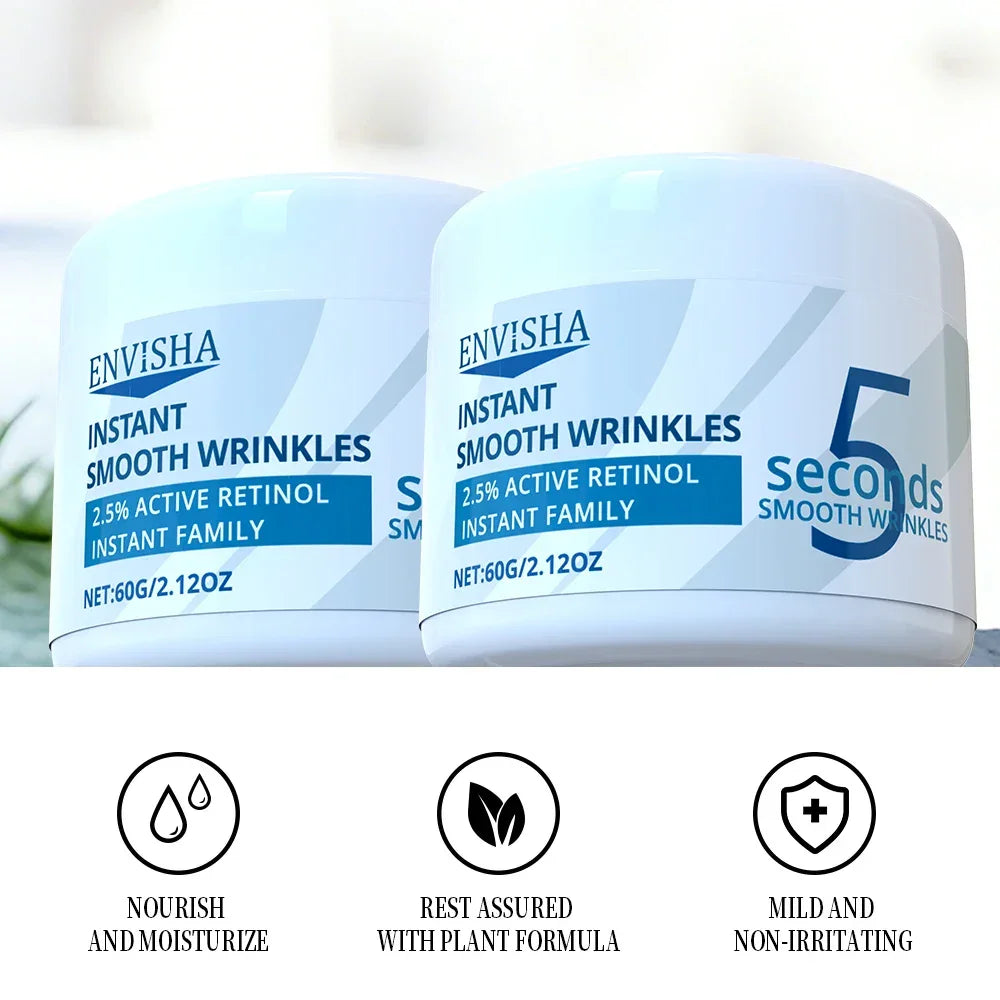 ENVISHA 5-Second Retinol Anti-Wrinkle Cream – Firming & Lifting, 60g Face Cream Peaceful Pleasures Health and Wellness