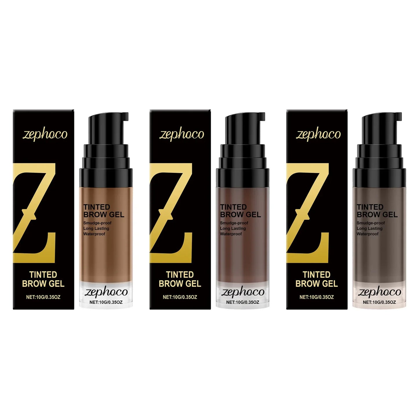 Zephoco Waterproof Eyebrow Tint Gel – Long-Lasting Dye Cream
